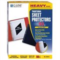 C-Line Products C-Line Products 00010BNDL2BX Traditional Polypropylene Sheet Protector  Heavyweight  11 x 8 .5  50-BX - Set of 2 BX 00010BNDL2BX